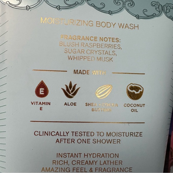 Moisturizing Body Wash and Mist Set - Pink and Blue BBW SWEETEST SONG BUNDLE - Picture 6 of 7